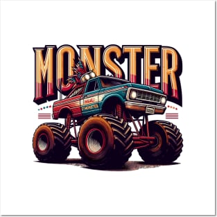 Monster Truck Posters and Art